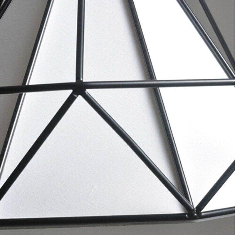 Modern Art Deco Black/White Birdcage Pendant Lights Iron Minimalist Retro Light  Loft Pyramid Lamp Led Bedroom Kitchen Bar Cafe