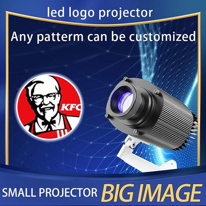 high-power advertising logo projection lamp customized remote control rotary waterproof outdoor door head
