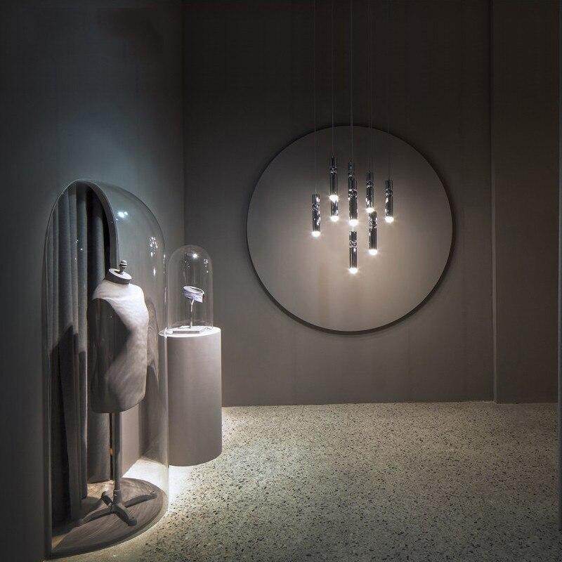 Nordic Pendant Lamp Modern Kitchen Lamp Dining Room Bar Counter Shop Pipe Pendant Down Tube LED Lights office Loft Living Room