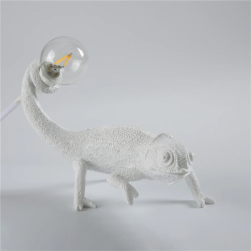 lizard wall lamp be night dorm room Night light living room home decor Cute Resin Animal chameleon Light Fixtures Bedside lamps