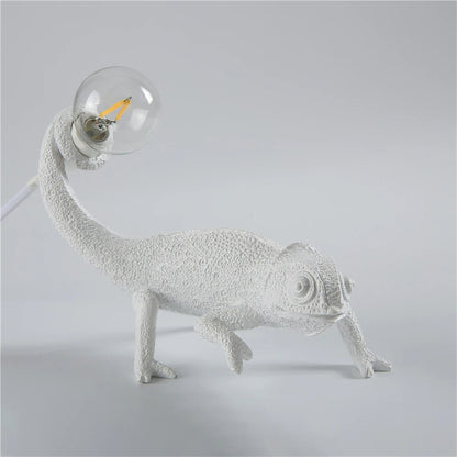 lizard wall lamp be night dorm room Night light living room home decor Cute Resin Animal chameleon Light Fixtures Bedside lamps