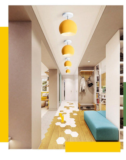 Novelty Indoor Lightings Colorful LED Pendant Lights Marca Lampshade The Corridor Porch Bedroom Dining Living Light Fixture