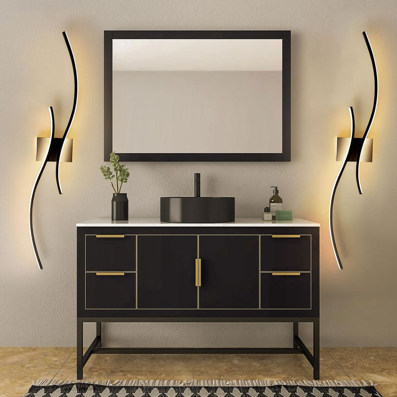 Indoor LED Wall Lamps for TV Background Corridor Aluminum LED Wall Lights Wall Sconce Lighting