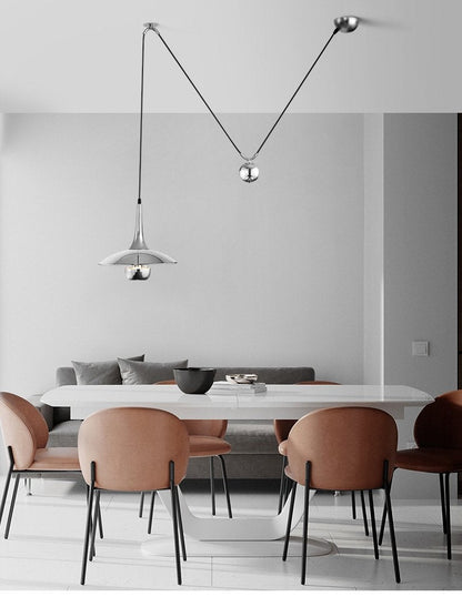 Creative Post-modern Personality Adjustable Shift UFO Restaurant Study Design Chandelier