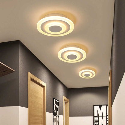 Modern Ceiling Lights 12w For Hallway Balcony Corridor Coffe White Light Lamps Bedroom Luminaria Teto Acrylic Lamparas De Techo