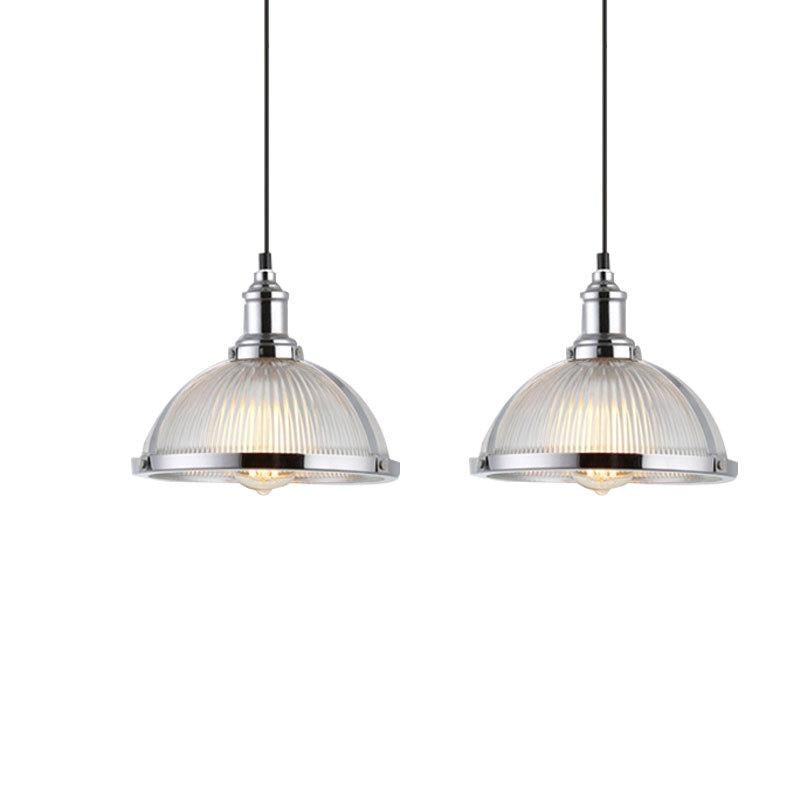 Nordic American Glass Chandelier