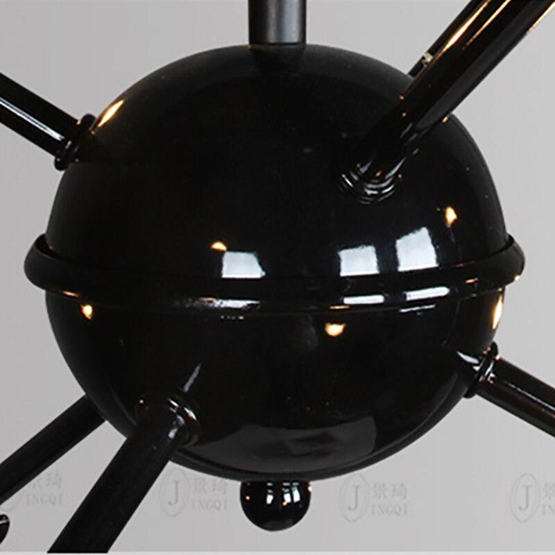 Art Deco Modern Spider Pendant Lights With 6/8/10/12 Heads Adjustable E27 Led For Restaurant Bar Cafe Office Bedroom Living Room
