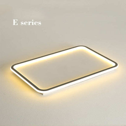 New modern black,white ultra-thin led ceiling light rectangular, round bedroom lamp living room lamp led ceiling lamp