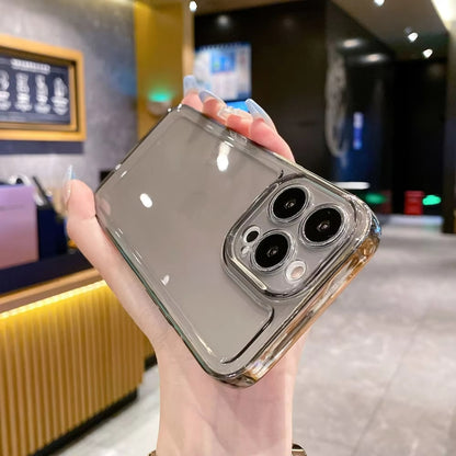Luxury Transparent TPU Phone Case For iPhone 15 14 13 12 11 Pro Max XS X XR 7 8 Plus Mini Shockproof Protective Cover