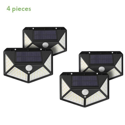 100 LED Solar Light Outdoor Solar Wall lamp PIR Motion Sensor Light Waterproof Garden Decoration 3 Mode Solar Light
