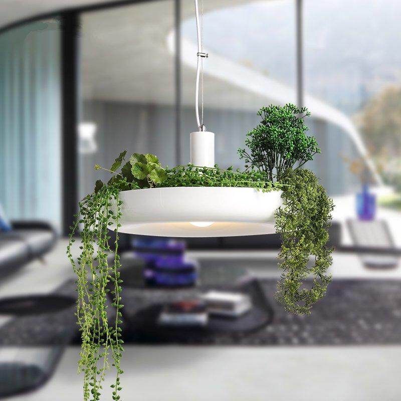 Nordic Plant Pendant Lights DIY Sky garden Led Lamp Flower Pot Hanging Lamp Dining Room Restaurant Lighting Fixtures Home Decor