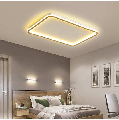 New modern black,white ultra-thin led ceiling light rectangular, round bedroom lamp living room lamp led ceiling lamp