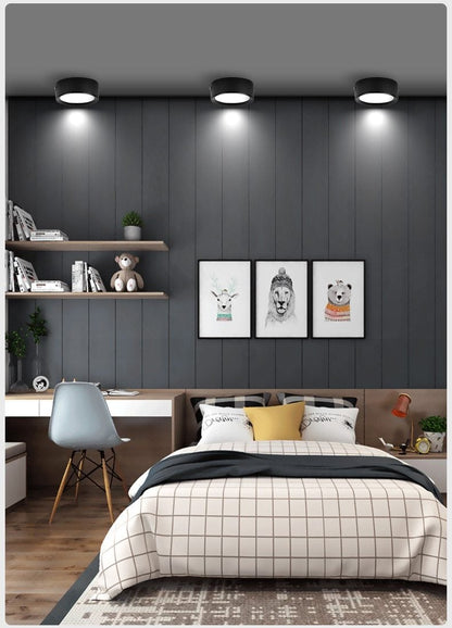 Led Downlight LED Spot Light Surface Mounted Ceiling 5W 10W 15W Down Lights Fixture Ultra Thin Indoor Lighting For Kitchen