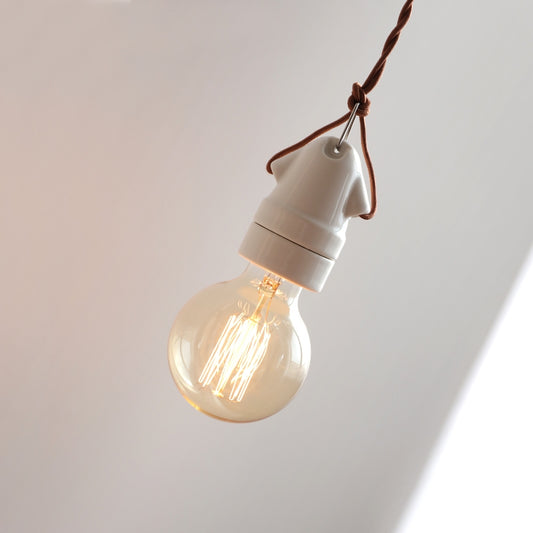 Vintage Ceramic Bedside Pendant Lamp Art Single Head Dining Room Pendant Lamp Creative Mini Pendant Lamp