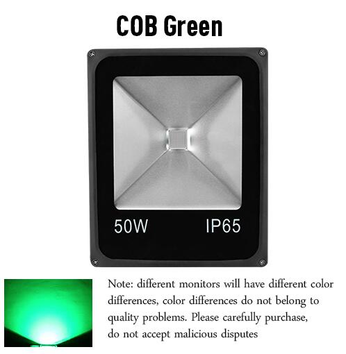 LED Flood Light Outdoor Lamp Led Spotlight Reflector Sensor Floodlight 10W 20W 30W 50W Waterproof Garden  Lighting