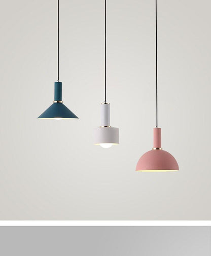 Nordic Macarons Pendant Lights E27 LED Modern Creative Hanging Lamp Design DIY For Bedroom Living Room Kitchen Restaurant