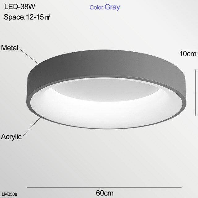 LED Ceiling Light Bedroom Modern Panel Lamp Lighting Fixture Living Room Ceiling Lamp Kitchen Surface Mount Flush Remote Control