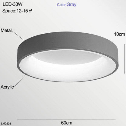 LED Ceiling Light Bedroom Modern Panel Lamp Lighting Fixture Living Room Ceiling Lamp Kitchen Surface Mount Flush Remote Control