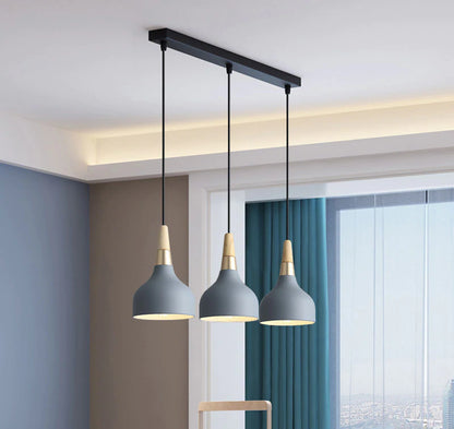 Nordic chandelier restaurant new creative single disc lamp modern minimalist macaroon art bar bedside chandelier