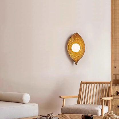 LED Glass Wall Light Creative Decoration Living Room Dining Room Study Corridor Modern Bar Resin Wall Light