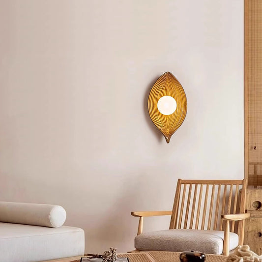 LED Glass Wall Light Creative Decoration Living Room Dining Room Study Corridor Modern Bar Resin Wall Light