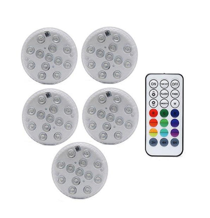Upgrade Magnet RGB Submersible Light IP68 13LEDs Underwater Night Lamp Outdoor Vase Bowl Pond Swimming Pool Decor Lamp