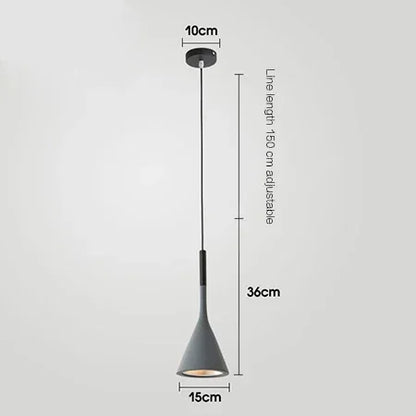 Modern Led Pendant Lights  White Light E27 Hanging Lamp Lampshade Home Chandelier