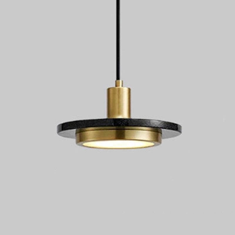 Postmodern LED Marble Pendant Lights Dining Table Luxury Marble Hanging Light Chandelier Bedroom Lamp