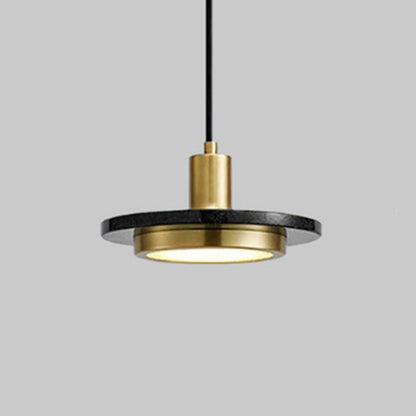 Postmodern LED Marble Pendant Lights Dining Table Luxury Marble Hanging Light Chandelier Bedroom Lamp