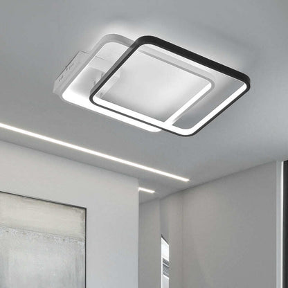 420x420mm Modern Led Ceiling Lights For Bedroom Study Room Living Room White+Black Color Home Deco Ceiling Lamp