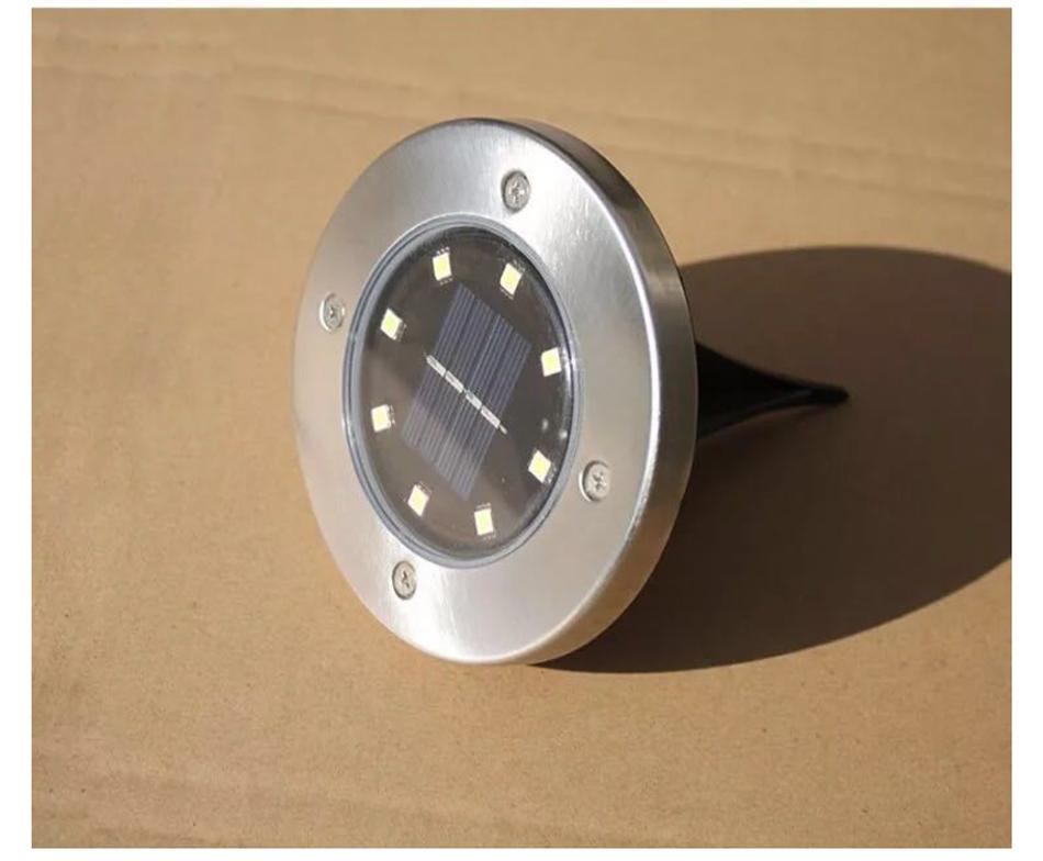 16 LEDs Ground Light Solar Powered Garden Landscape Lawn Lamp Buried Light Outdoor Road Stairs Decking light With light Sensor