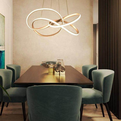 New Design Gold Hanging Pendant Lamp 70W For 10-15Square Meters Bedroom Pendants Led Kitchen Led Light Hanging Pendant Lamp