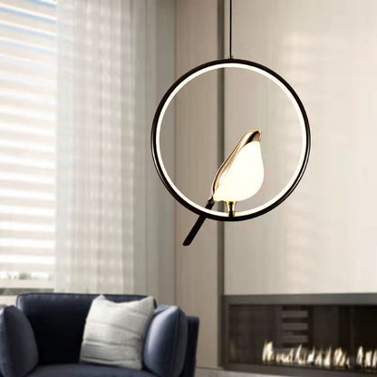 Magpie Bird LED Cord Pendant Lamps for Bedside Bedroom Indoor Chandelier Hanging Lamps Decor for Living Room Restaurant Lighting