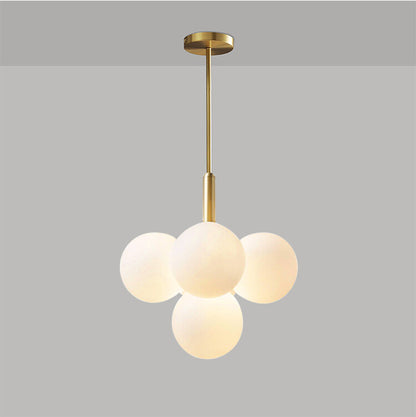 Modern Luxury Led Glass Chandelier Simple Chandelier Home Indoor Lighting Decor Lamps Fixtures