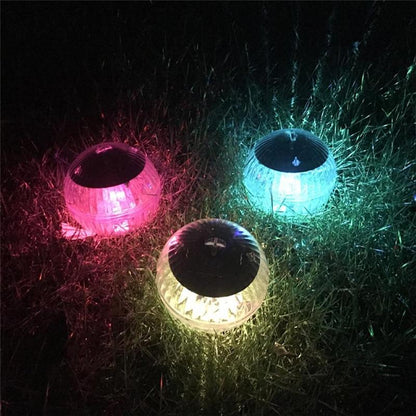 LED Disco Light Swimming Pool Waterproof LED Solar Power Multi Color Changing Water Drift Lamp Floating Light Security