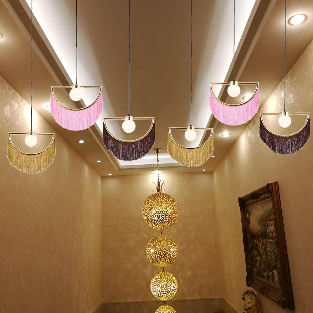 Girl Children Room Palpus LED Pendant Light Nordic Cord Dropligh Hanging Lights Dining Room Beside Living Room Hanging Lamps