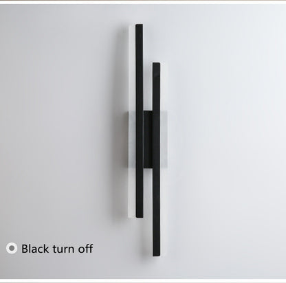 LED Bedroom Wall Lamp Wall Sconces Copper Line Pipe Acrylic Lampshade Indoor Lighting for Living Room Corridor Light Fixture