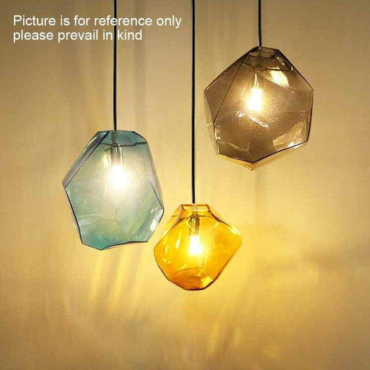 Modern Minimalist Pendant Lights Creative Colorful Glass Pendant Lamps Restaurant LED Lamps Indoor Home Lighting