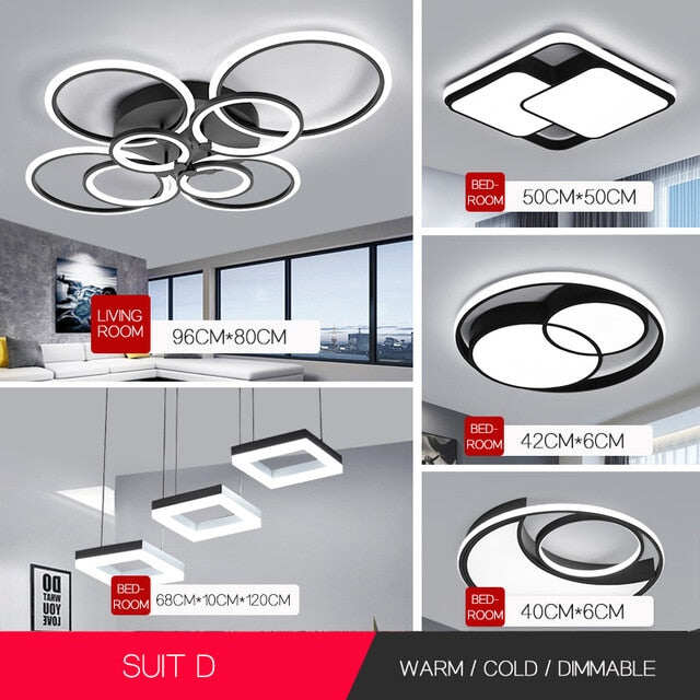 acrylic room modern nordic pendant hanging living room led light bedroom lamp color changing lights led chandelier lighting
