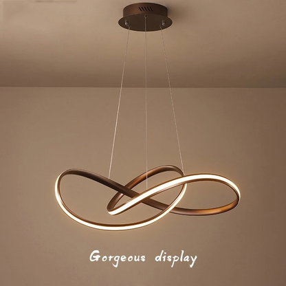 Kitchen LED Pendant Lights White Black For Shop Bar Dining Aluminum Body Dimmable With Remote Control Pendant Lamps