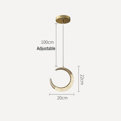 Bedside Chandelier Bedroom Warm Long-line Single-headed Small Chandelier