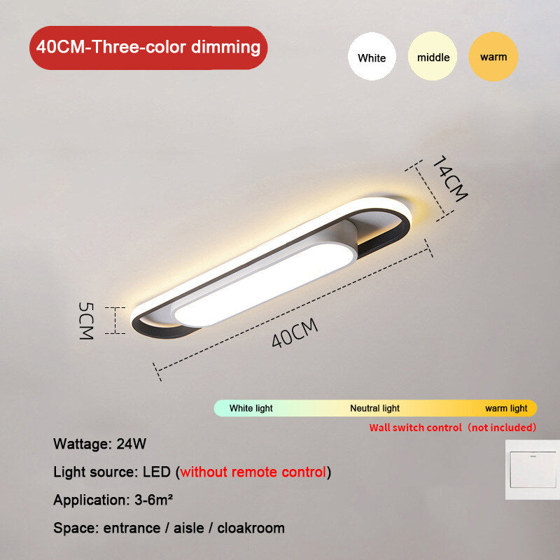 Led Ceil Light Rectangular For Kitchen Home Deco Chandelier Dining Bedrooms Sensor Lamp Modern Ceiling Lights