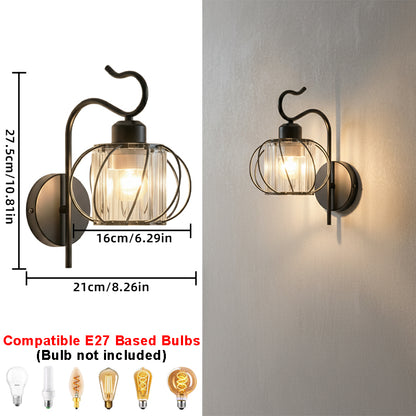 Modern Luxury Gold Wall Lamp Nordic Creative Crystal Sconce Living Room Hallway Bedside Indoor LED Wall Light