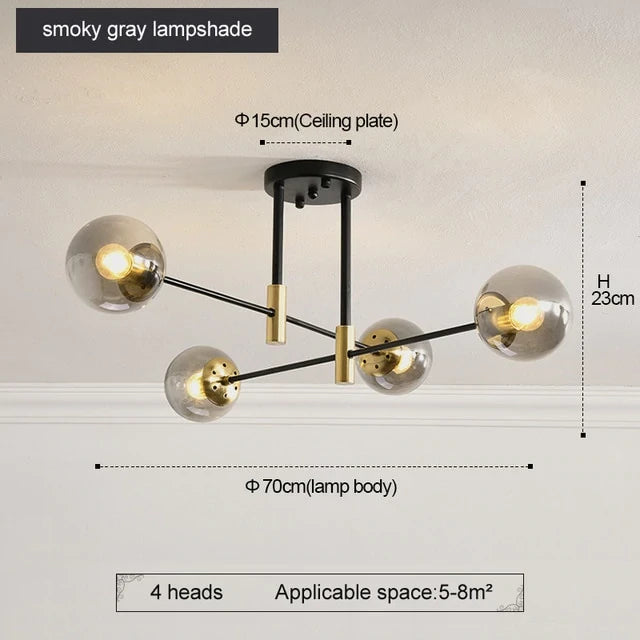 Copper Pendant Light Living Room Brass Pendant Lamps Dining Room Kitchen Fixture Modern Pendant Lights Bedroom Copper Lighting