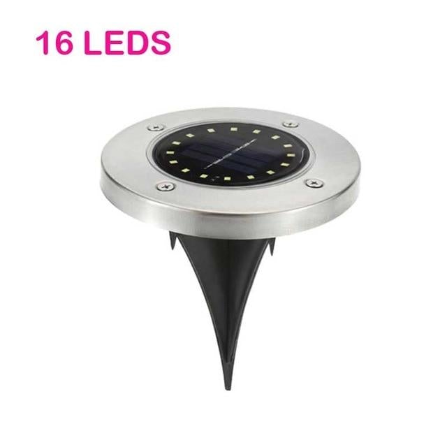 8/16/20 LED Solar Ground Light Waterproof Garden Pathway Solar Lamp for Home Yard Driveway Lawn Road White/Warm White