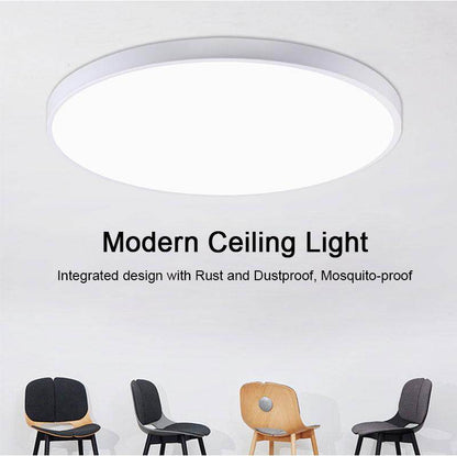 LED Ceiling Light Acryl Alloy Modern Lamp Living Room Lighting Round & Square 3CM Super Thin LED Light for Bedroom Kitchen
