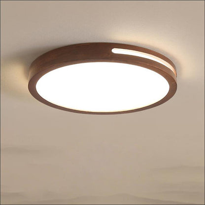 Ultra-thin modern LED wooden ceiling lamp living room dining room bedroom lighting indoor lighting