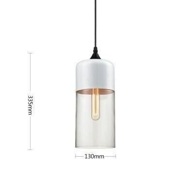 Glass Nordic Modern Pendant Lamp Dinning Room Bar Cafe Loft Vintage Light Hanging Lights Industrial Lighting Fixtures LED