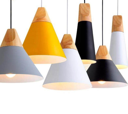 Pendant Lights Lustres Abajur Pendant Lamp Luminaire Hanglamp Colorful Aluminum Lamp Shade For Home Lighting Dining Room Lampsha