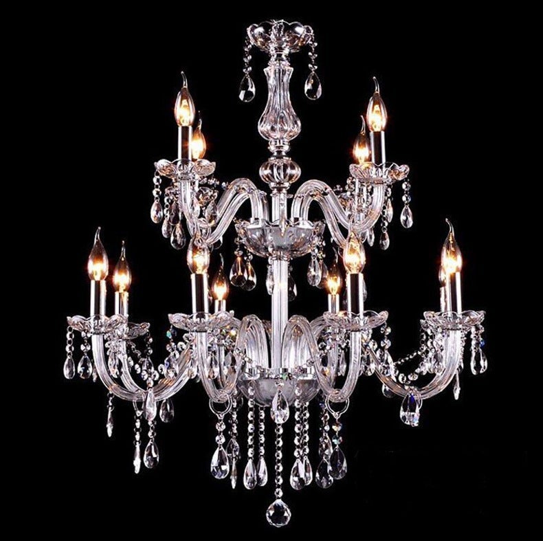 Bedroom Living Room Lamp Hotel European-style Crystal Lamp Restaurant Chandelier Creative Lamps
